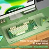BOW New Arrival Hot Swap Ergonomic ABS Keycaps USB Type-c Wired Gaming Mechanical Keyboard for Computer Laptop