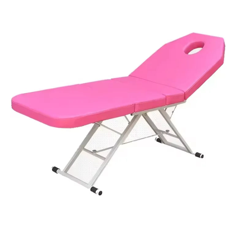 High Quality Portable Metal Folding Massage Table Modern Style Salon Hotel Bedroom Living Room Hospital Use Facial Application