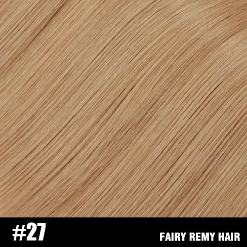 Fairy Remy Hair 20-22" Remy Keratin Flat Tip Human Hair Extensions Straight Capsules Natural Pre Bonded Hair 0.8g/Strand