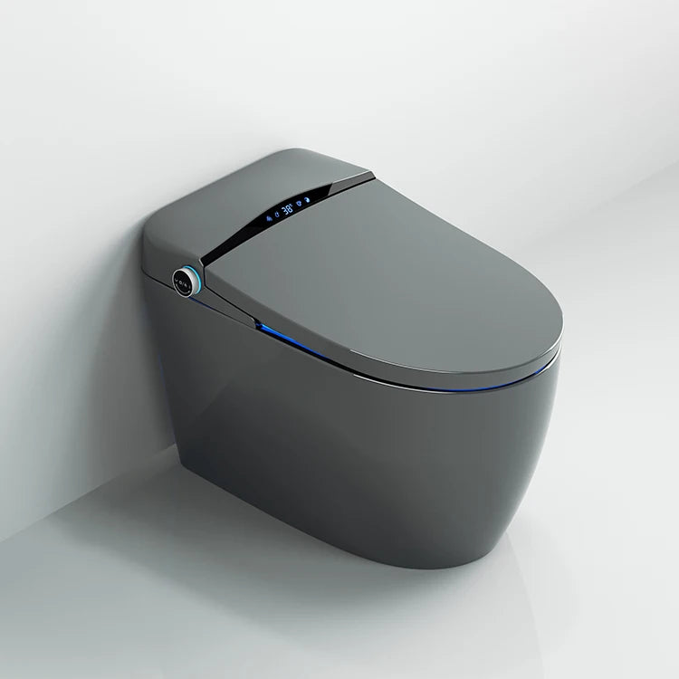 Automatic flushing without water tank integrated black electronic intelligence