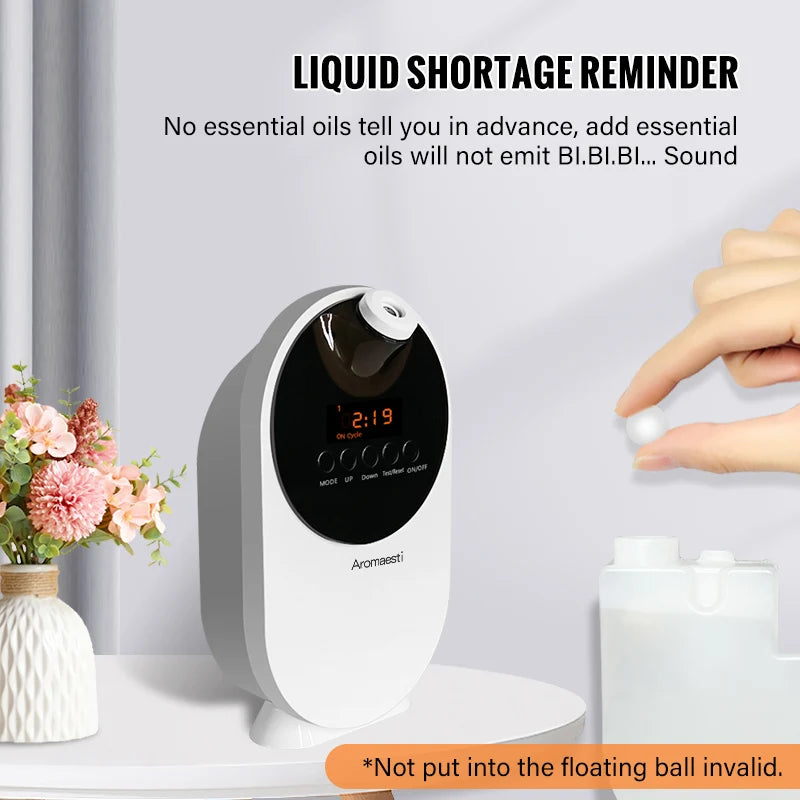 2025 Commercial Home Air Fragrance Aroma Diffuser for Bluetooth Speaker 500ml Capacity 1-Year Electric Essential Waterless for