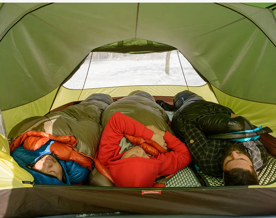 Naturehike Opalus 2 3 4 Tent 2 3 4 Person Hiking Tent 4 Season Tent Ultralight Family Travel Tent 20D Waterproof Camping Tent
