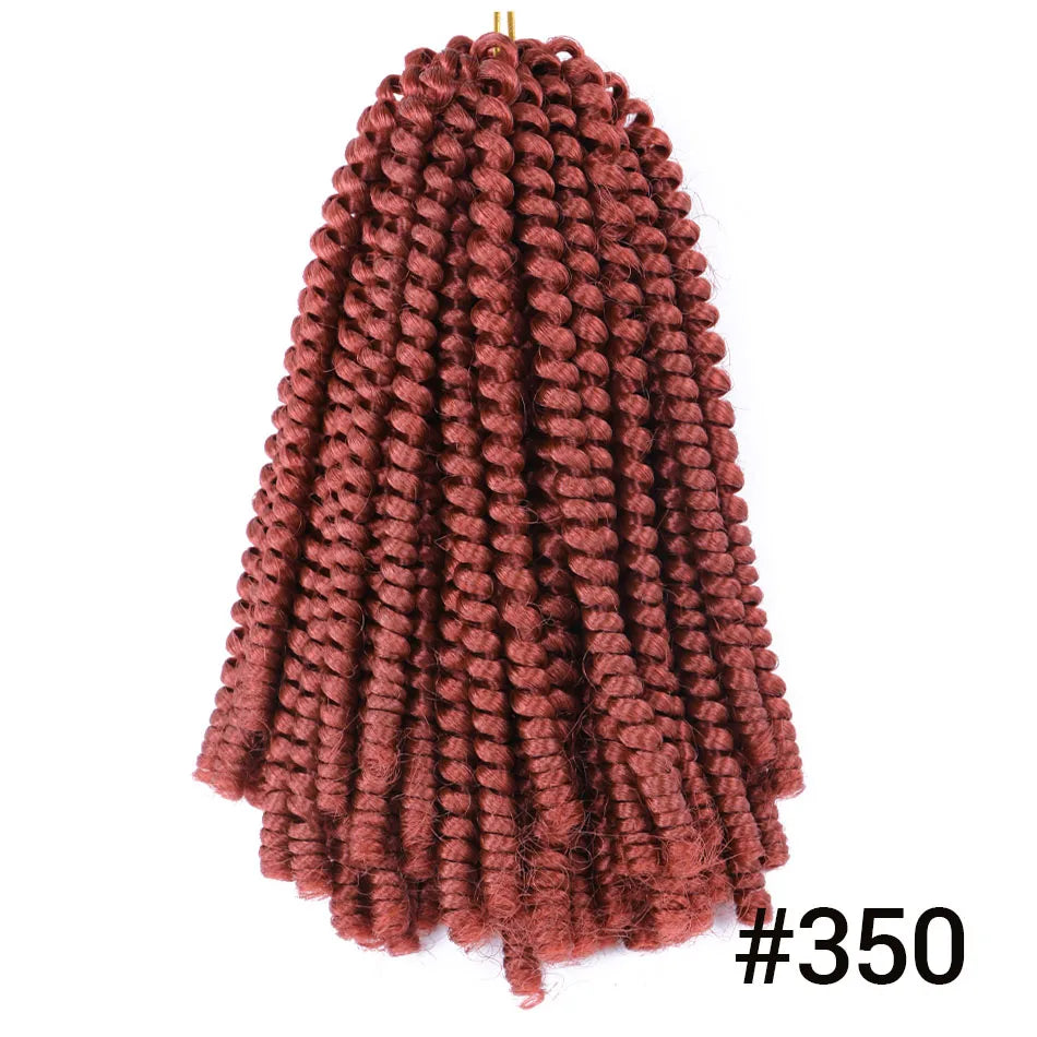 Ombre Spring Twist Braiding Hair Synthetic Crochet Braids Passion Twist Pre-Twist Crochet Hair Extensions Jamaica Bounce Twist