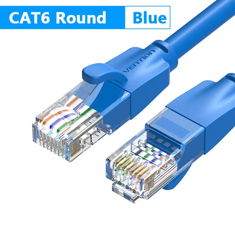 Vention Cat6 Ethernet Cable RJ45 Cat6 Lan Cable UTP RJ 45 Network Patch Cable for Laptop Router RJ45 Network Cord Ethernet Cable