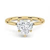 Starsgem Diamante De Bijoux Custom 10K Yellow Gold Engagement 1ct Lab Grown Diamond Rings