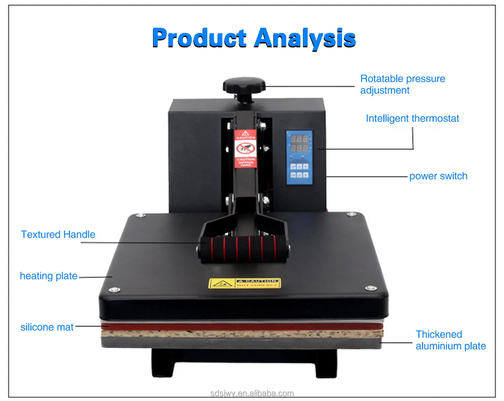 CE Hot Presses40*60 High Pressure Ironing Machine Printing Clothes Fabric Sublimation Heat Transfer Machine Equipment