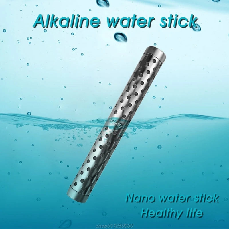 E1PD Mini Portable Alkaline Water 5.28x0.63in Hydrogen Mineral Purifier Naturally Increases Levels/Decreases ORP