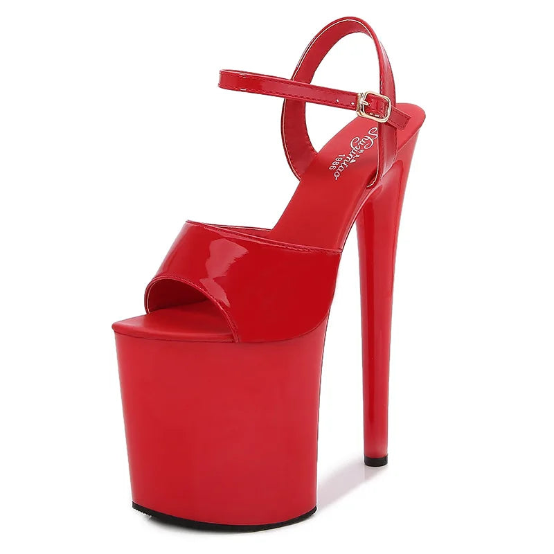 Wholesale Custom Women High Heel Party Dance Shoes Sexy Ladies Pole Dance Shoes With 20cm Heels