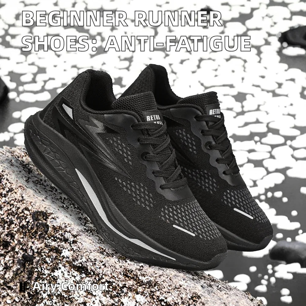 Aerobic Shoes Runners Beginners Anti Fatigue Breathable Lining Arch Support Wide Toe Box Lightweight Outsole Summer Unisex