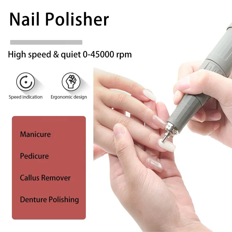 Factory Wholesale Original Korea Dental Micromotor Jewelry Polishing Machine Strong Professional 35000RPM Nail Drill