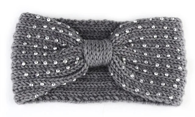 Women Headband Solid Color Elastic Hair Bands Twisted Knitted Turban Headwrap  Winter Girls Hairband Fashion Hair Accessories