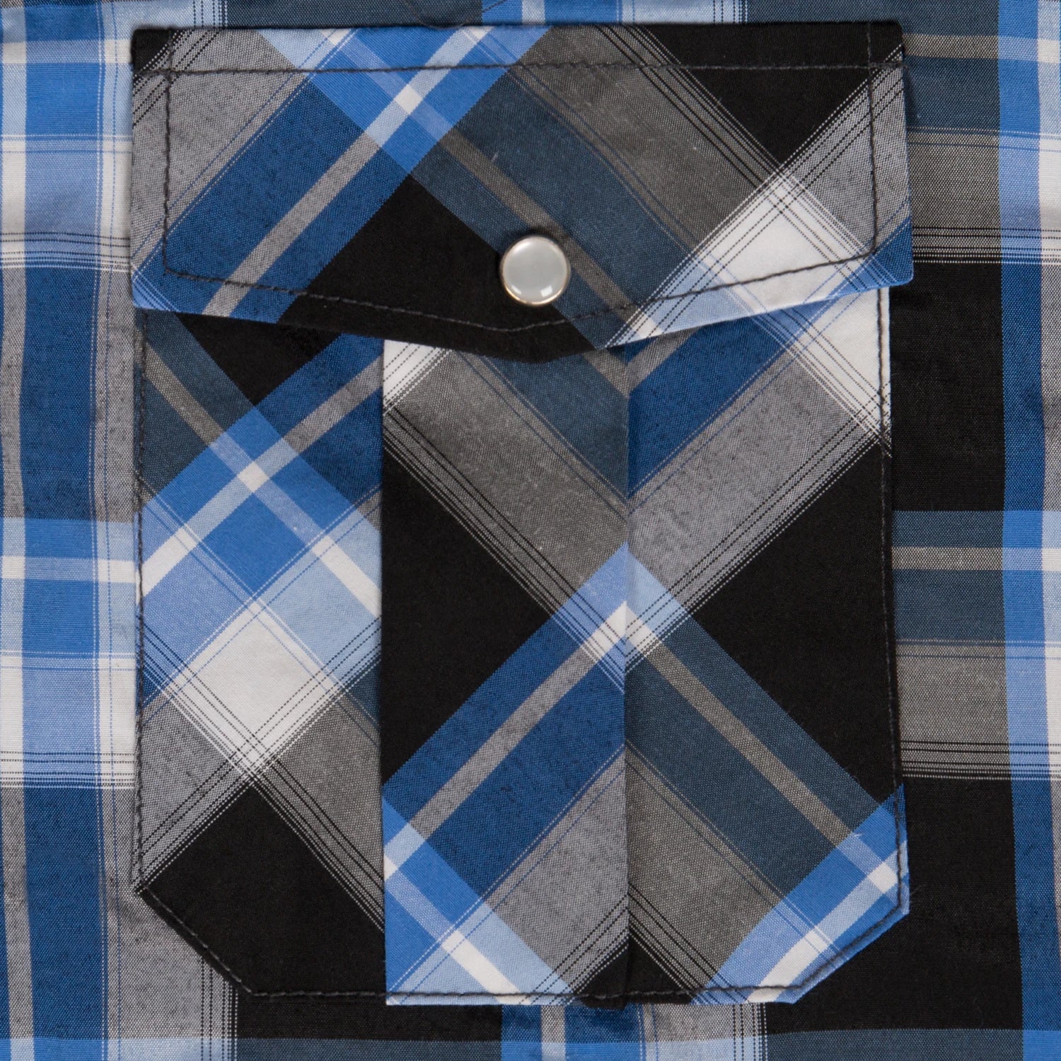 Men's Western Cowboy Short Sleeve Pearl Snap Button up Casual Work Plaid Shirts