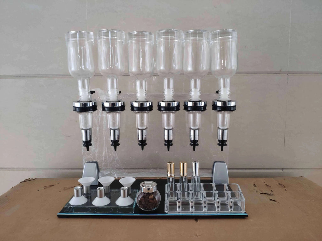 Designed Cheap 12 Bottle Perfume Dispenser Bottle Filling Machine Perfume bar for Perfume Filling