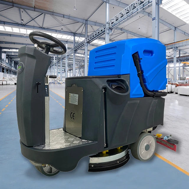 GAOGE F560 Electric Commercial Industrial   Large Brush Sweeper Car Floor Scrubber Cleaning Machine With CE Certified Low Price
