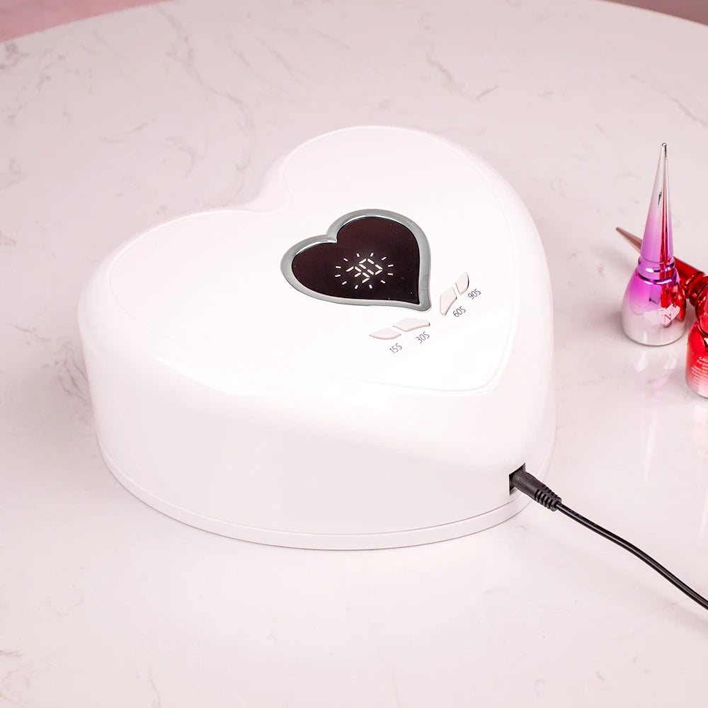 High Quality 96W  RED Light Professional Private Label Nail Salon UV Gel Pro Cure Sun UV Led  Amazing  Pink Nail Lamp