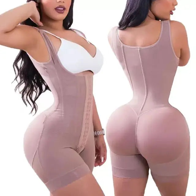 Seamless Tummy Trimmer Shaper Butt Lifter Compression Thigh Full Body Shaper Slimming Shapewear Bodysuit Women