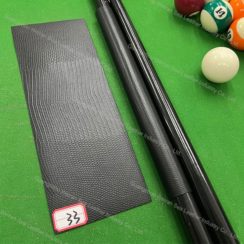 Genuine Cow Skin Pool Billiards Cue Grips Non-Slip Protective Sleeve Wrap with Different Print Pattern Genuine Leather Club Wrap