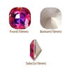 QIYI 2024 Hot Selling K9 High Quality Multi Colors Fat Square Fancy Pointback Rhinestones for Decoration Wedding Dresses Shoes