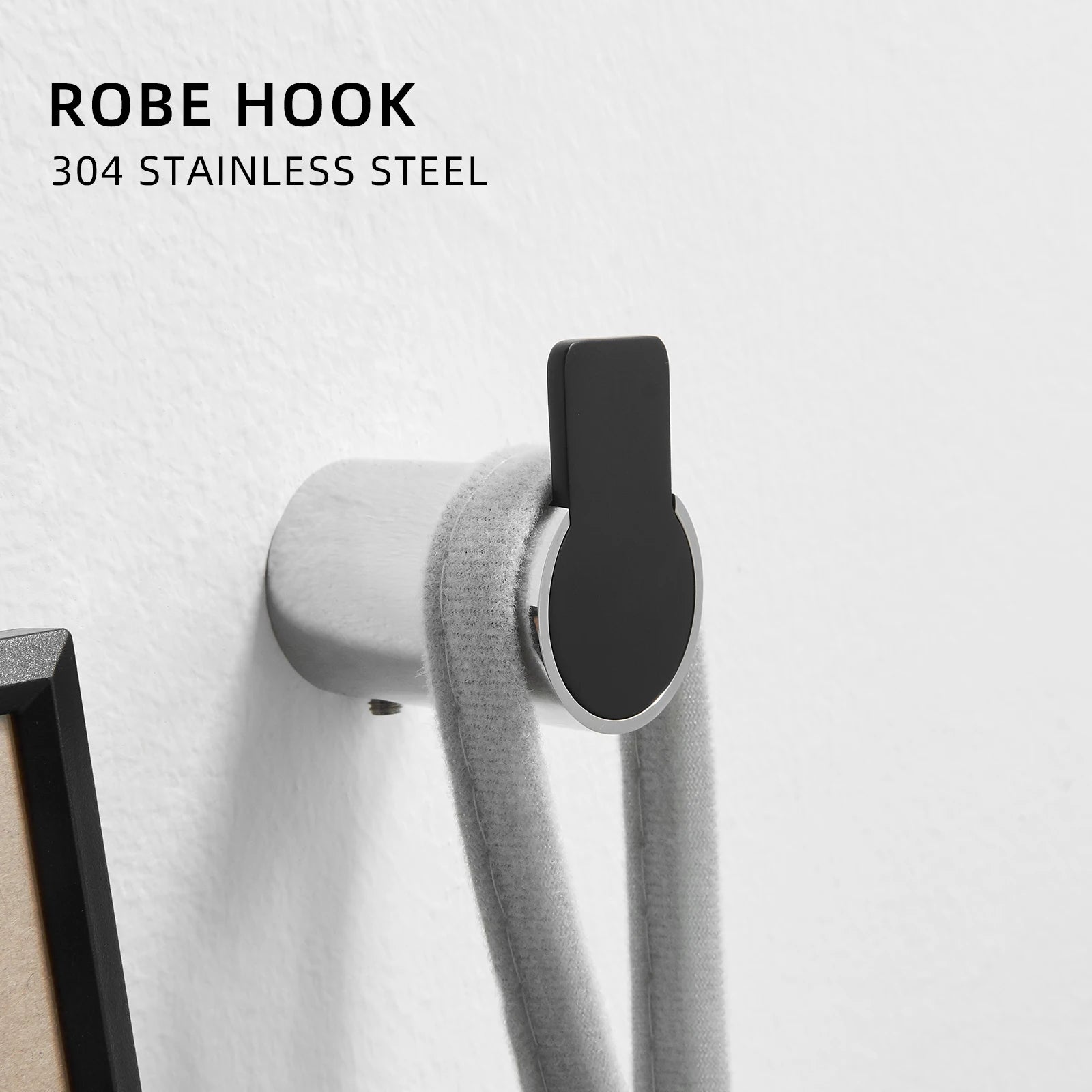 Bathroom Hanger Sets Stainless Steel Bathroom Accessories Sets Black Bathroom Hardware