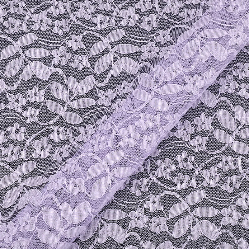 New Luxury Lace Embroidery Seersucker Fabric Exquisite Black Embroidery Polyester/Nylon Nonwoven Lightweight Sustainable Dress