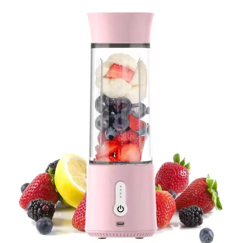 Patent A7 Fresh Juice Portable Blenders Mini Fresh Fruit Smoothie Milkshake Mixer Licuadora Portatil Juicer with 6blades for Gym
