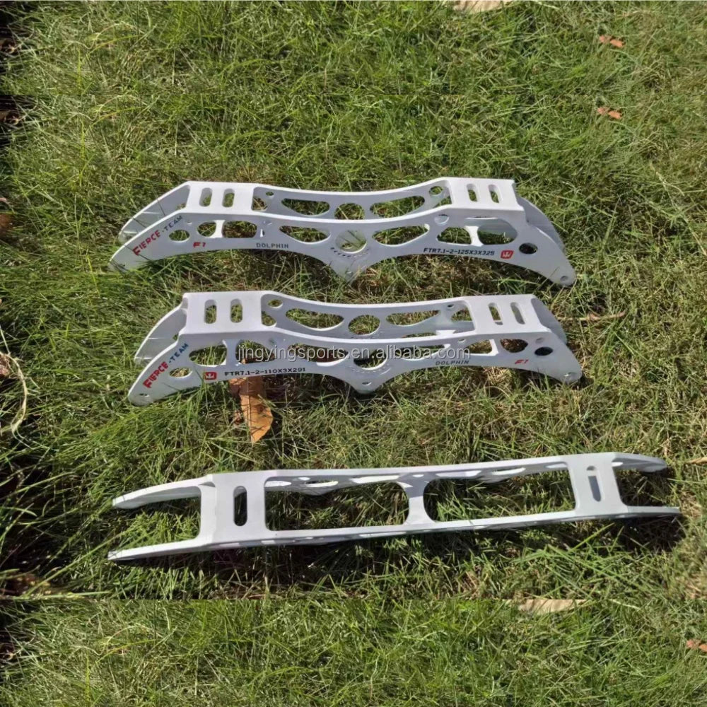 High Quality OEM Aluminum Alloy CNC Inline Speed Skate Chassis High Speed Racing Inline Skate Shoes Frame Spot Supply