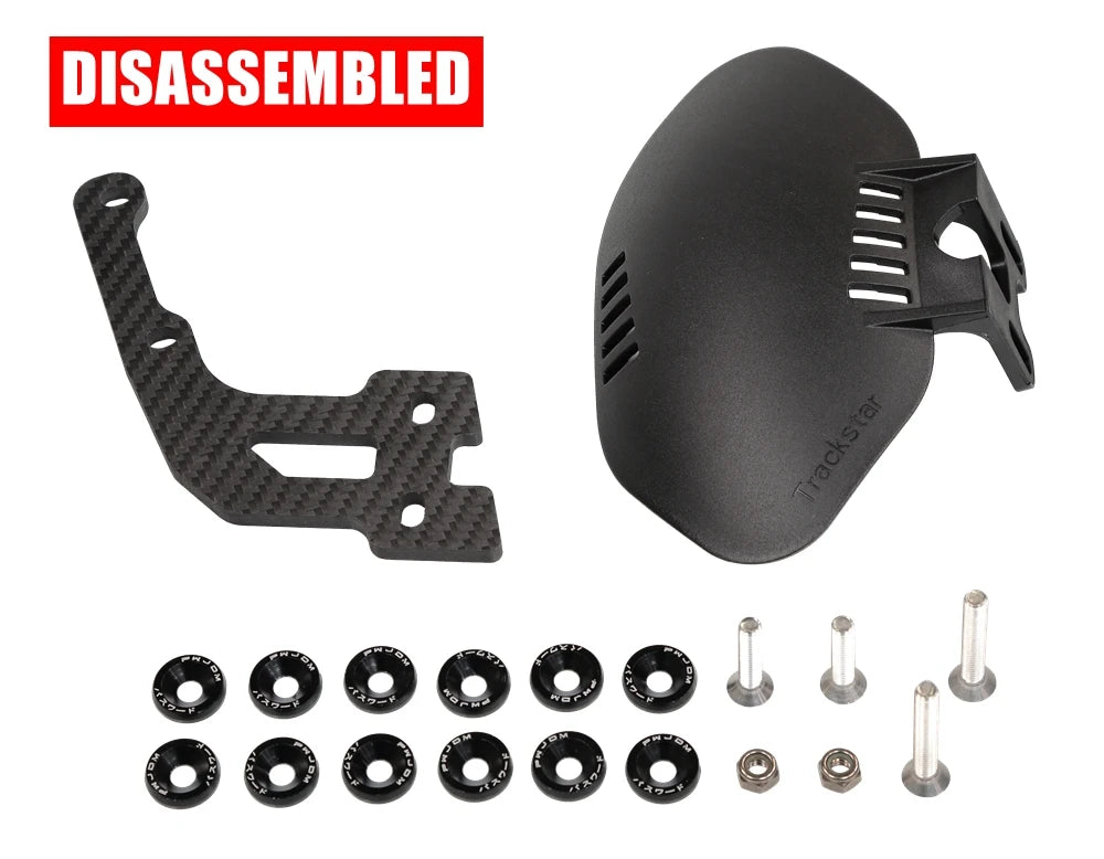 Upgraded Fender With Carbon Fiber Bracket for ZERO 10X Kaabo Mantis 10 Dualtron Electric Scooter Mudguard Wheel Cover 11 10 Inch
