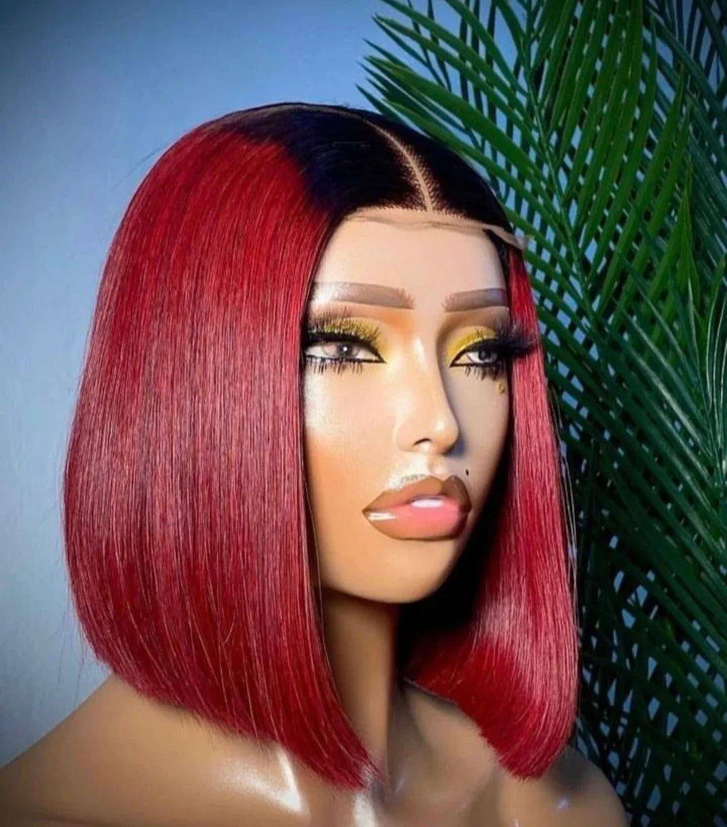 Bob Transparent Hd Lace Human Hair Wig Mink Brazilian Hair Wig 4x4 Closure Short Bob Wigs for Black Women
