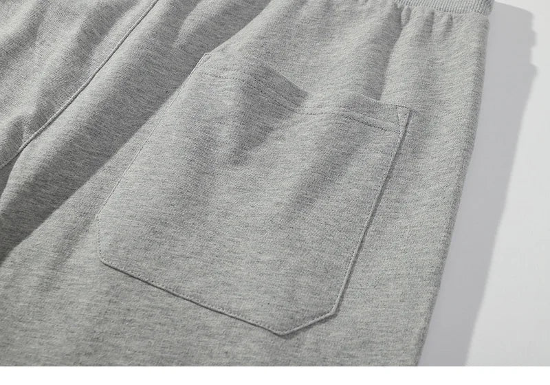 Vintage Sports Sweatpants Spring Autumn New Cotton Brown Joggers Fitness Casual Pencil Pants Loose Home Comfortable Sweatpants