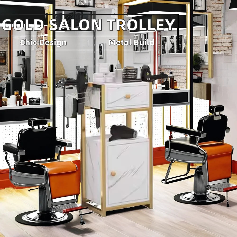 Mobile High-quality Hair Salon Styling Car Beauty Salon Tool Car Hair Salon Trolley