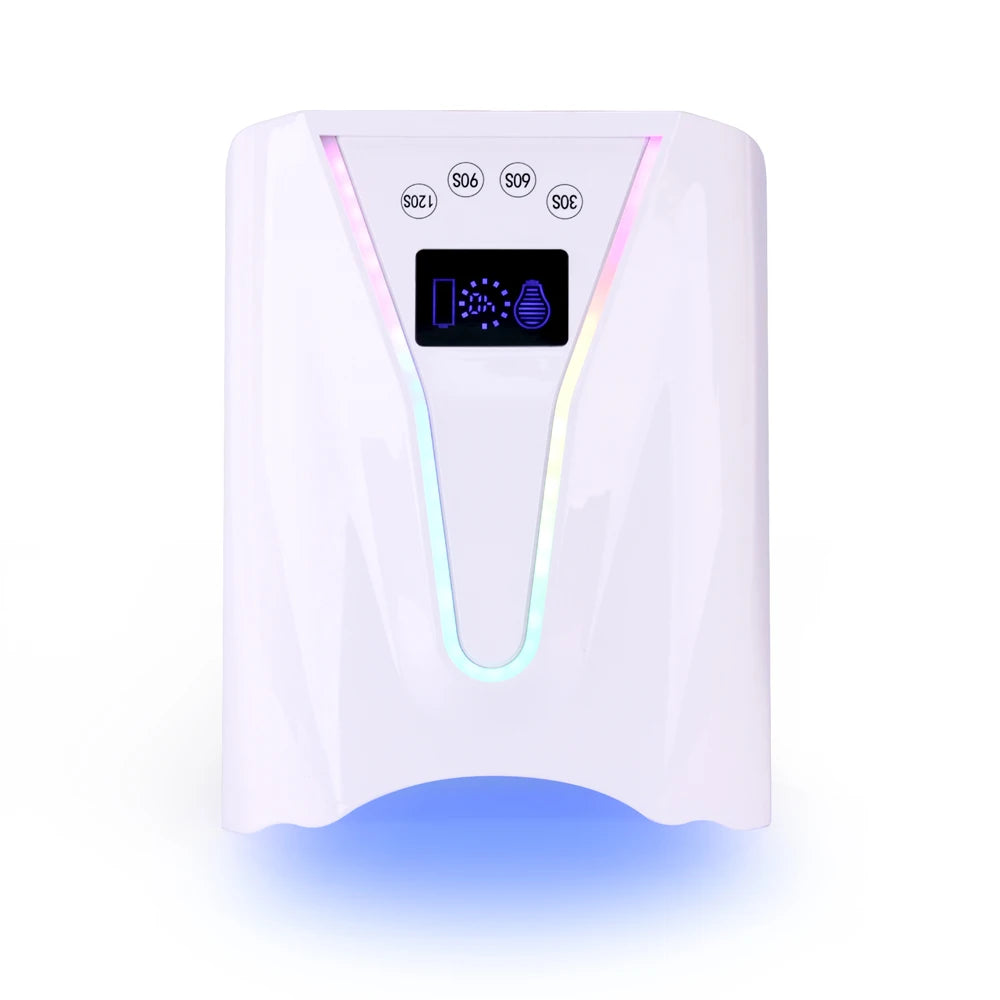 2024 New Arrival New Design Factory Price Wholesale High Power 128W Fast Cordless Rechargeable Uv LED Nails Lamp Nail Dryer