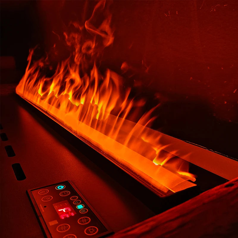 Large Decorative Steam Fireplace 3D Water Vapor Electric Fireplace Smart Electronic Remote Control Built-in Electric Fireplace