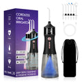 New Design Electric Cordless 4 Modes Portable Dental Water Flosser IPX7 Waterproof Rechargeable Luxury for 6 Nozzles Household