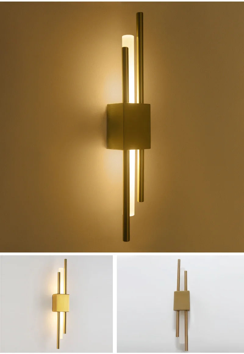 Modern LED Wall Lamp Indoor Lighting Bathroom Wall Sconces Light Fixture Living Room Corridor Bedroom Decoration Wall Lights