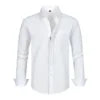 2024 Men Long Sleeve Shirts Spring Autumn Slim Lapel Neck Button Casual Adult Daily Office Men Tops Business Shirt