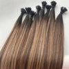 2026 Haiyi Straight K Tip Hair Prebonded Raw Cuticle Aligned Human Hair Extension K Tip Hair