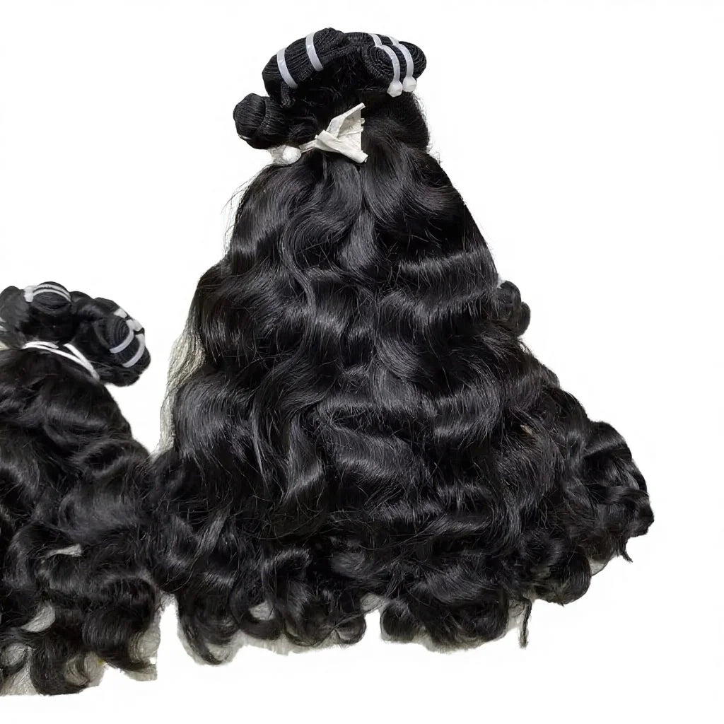 100% South India Unprocessed Virgin Cuticle Intact Hair Bundle Single Drawn Weft Natural Color Indian Human Hair Extensions