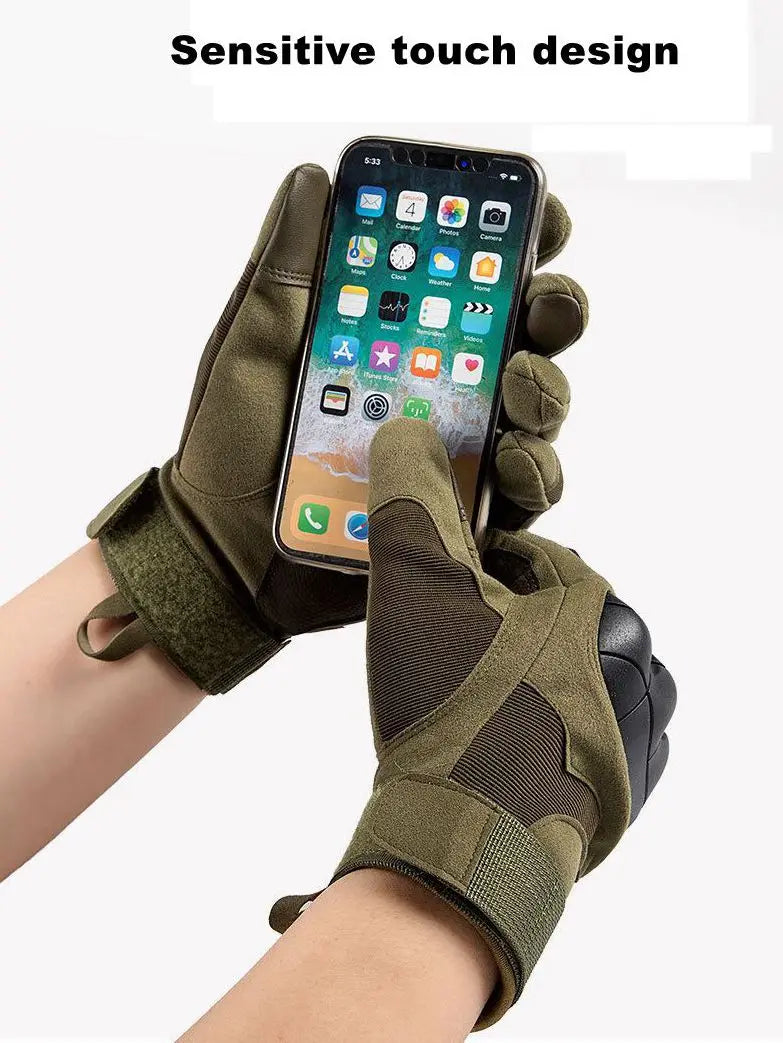 Outdoor sport Hunting Full Finger Walking Gloves Mountaineering Gloves Touch Design Fitness Protection Sports Motorcycle Gloves