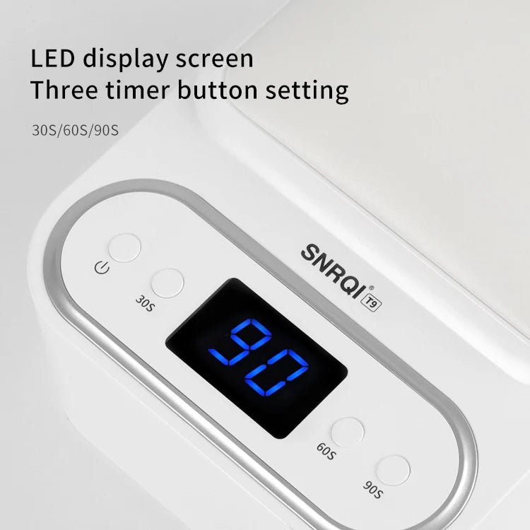 2022 Professional Wireless UV Nails Lamp Portable 48W Nail Dryer Machine Gel Polish Rechargeable SKYSP T9 Model