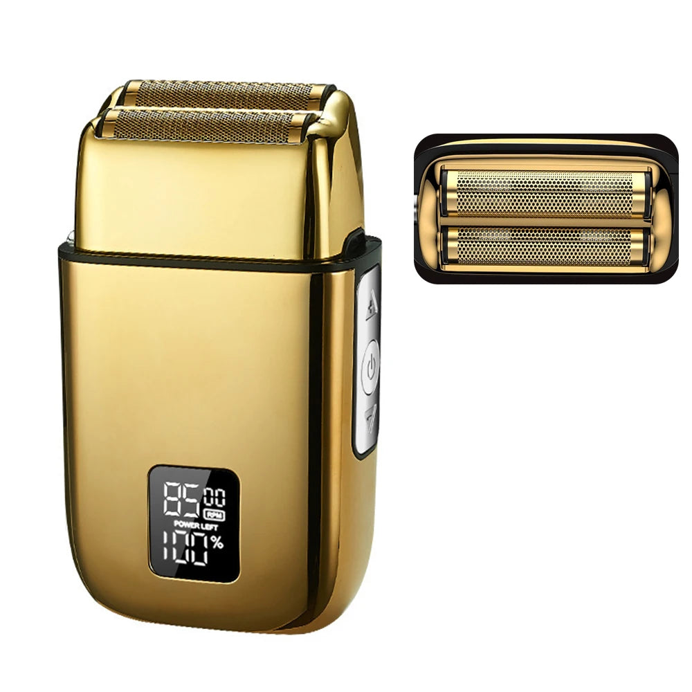 All Metal Shaver Razor Head Shaver for Blad Men Electric Beard Shavers Face Shaver for Men Grooming Kit Nose Hair Trimmer