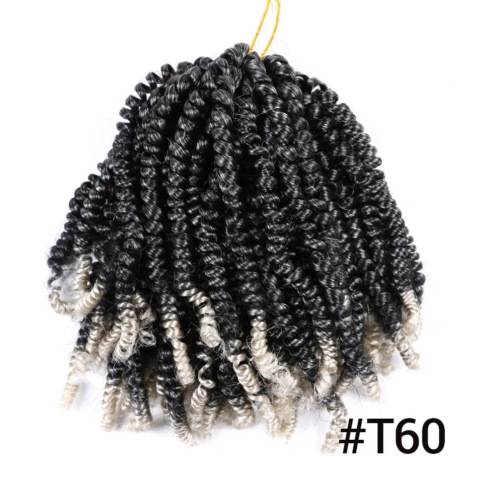 Ombre Spring Twist Braiding Hair Synthetic Crochet Braids Passion Twist Pre-Twist Crochet Hair Extensions Jamaica Bounce Twist