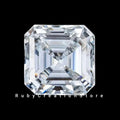 Perfect Asscher Cut Polished White Moissanite Loose Stone VVS1 Clarity 4mm Gemstone for Jewelry Making