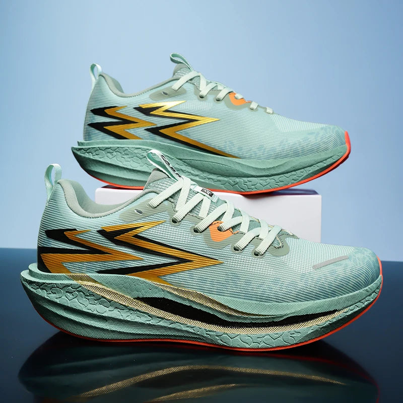 2026 NEW LEAO Men's High Quality Customizable Comfortable Running Shoes Fashion Orange Sports Shoes for Summer & Spring