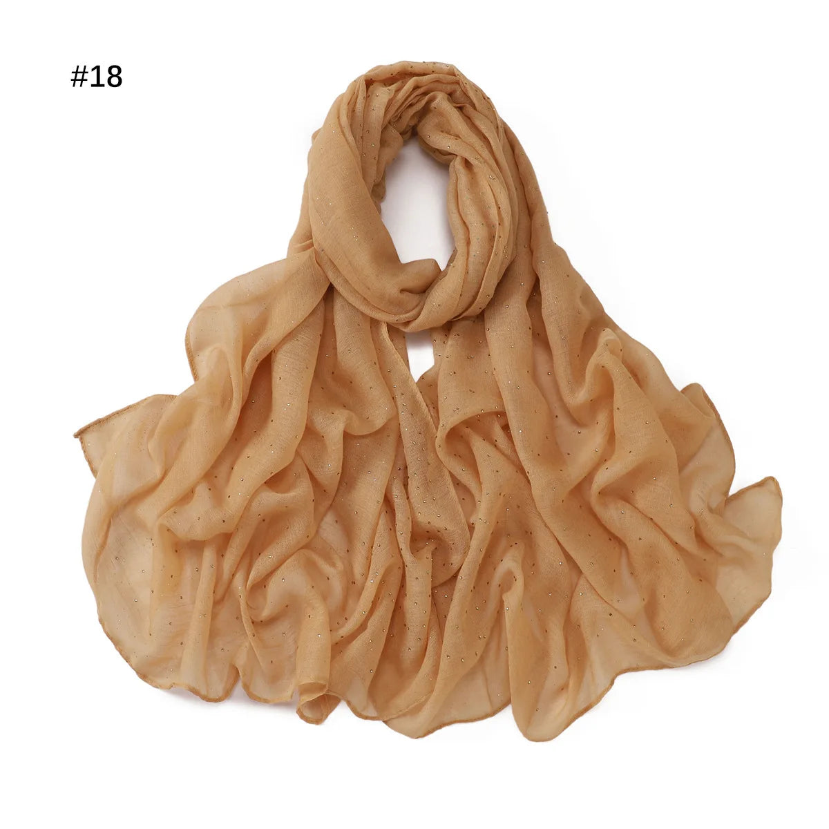 Zifeng OME Travel Photo Art Pure Color Full Star Hot Diamond Cotton Linen Monochrome Cape Scarves & Shawls