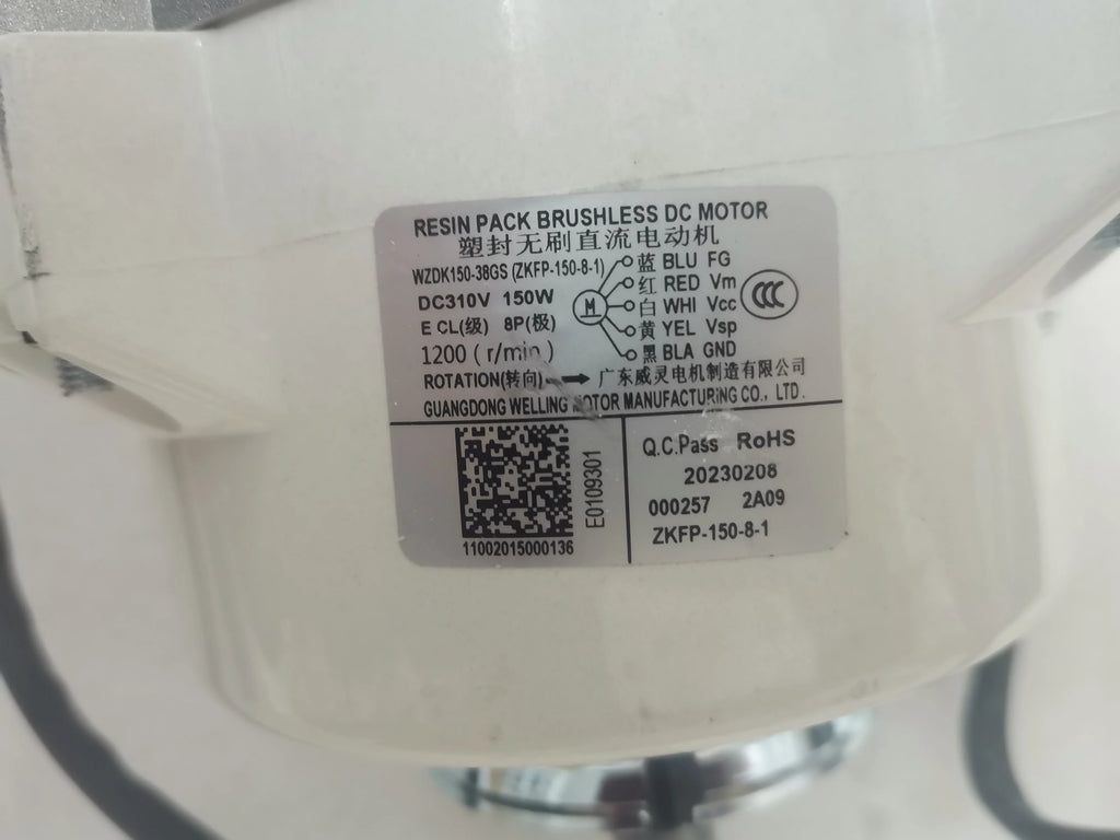 Brand New for Midea Central air Conditioning DC Dual Shaft Motor 11002015000136 WZDK150-38GS ZKFP-150-8-1 SIC-70CW-F1150-8