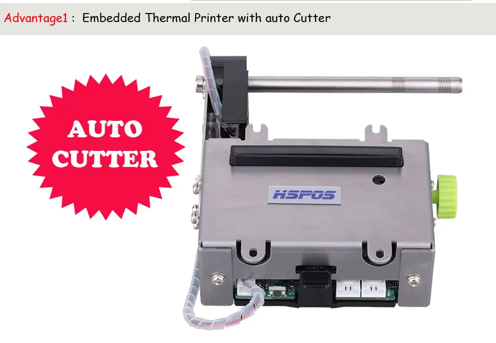 2 Inch Thermal Kiosk Printer With Auto Cutter Support Paper Near End Sensor Function And  Real TIme Monitoring HS-K24
