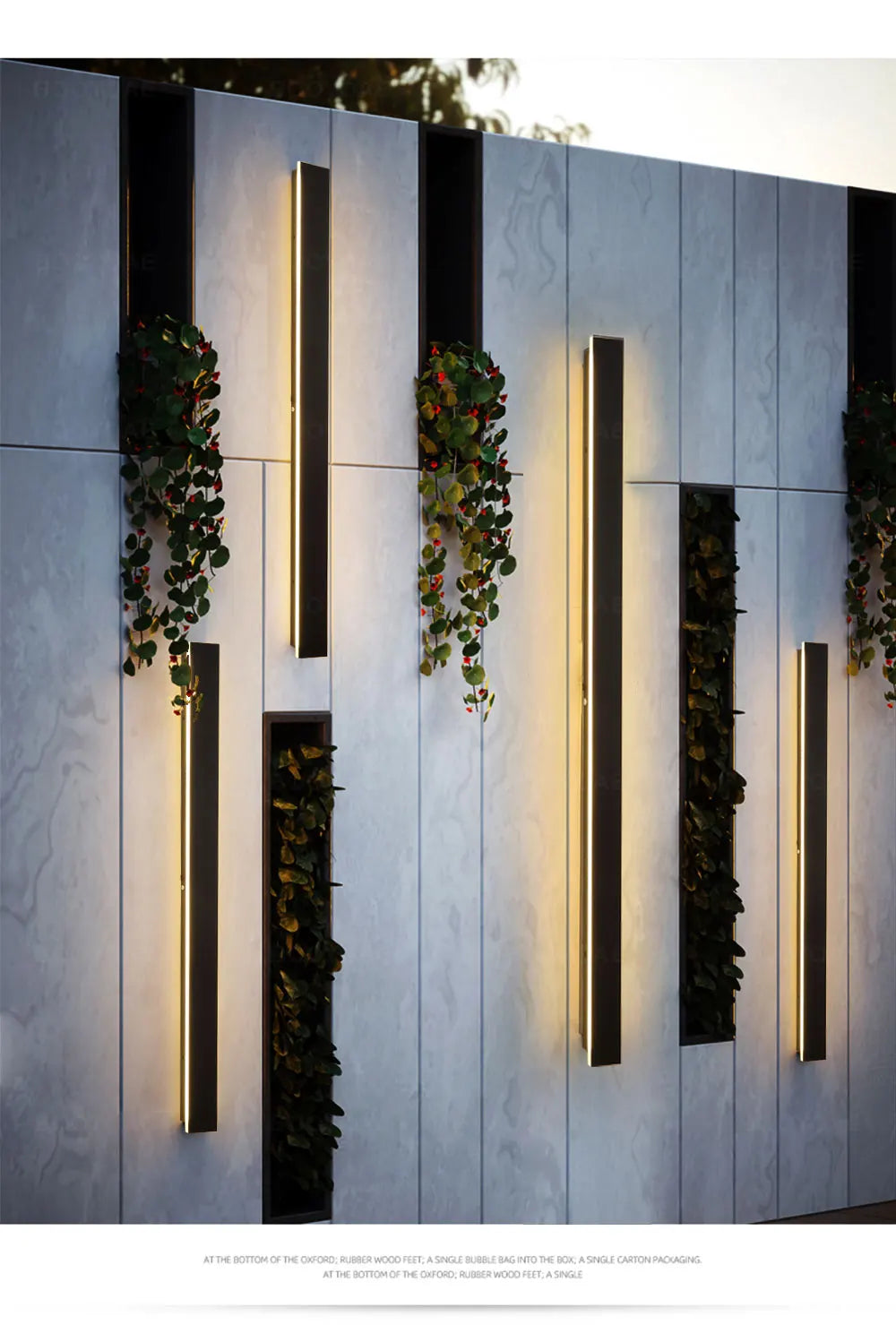 Outdoor Wall Light Garage Door Garden Decoration Porch Lamp Front Door Decor Lights IP65 Waterproof Anti-Water Wall Lighting
