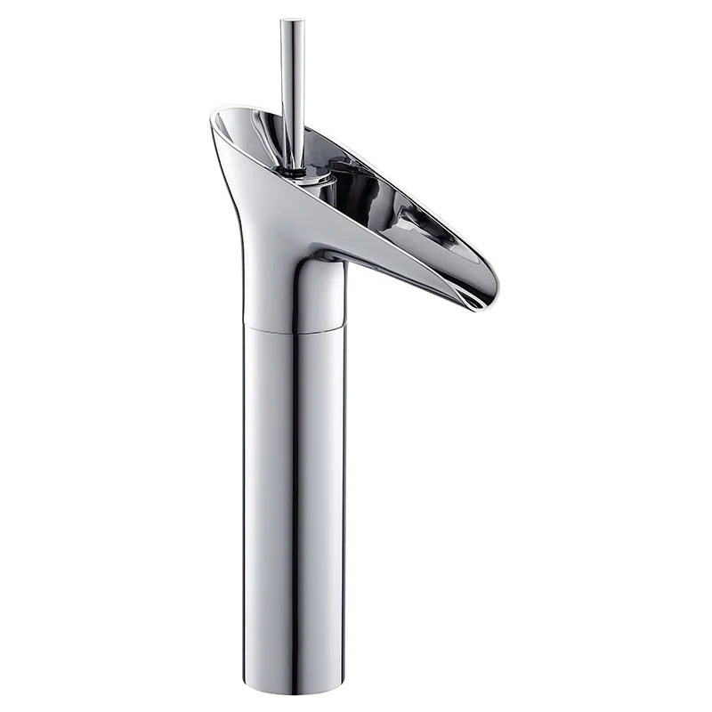 Golden Basin Single Handle Modern Thermostatic Faucet Ceramic Valve Core Deck Mounted Stainless Steel 5-Year Warranty Faucet