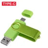 High Quality 2-in-1 Smart Phone Pendrive 8GB to 128GB 2.0 USB C Stick Type C Flash Drives New Plastic Product