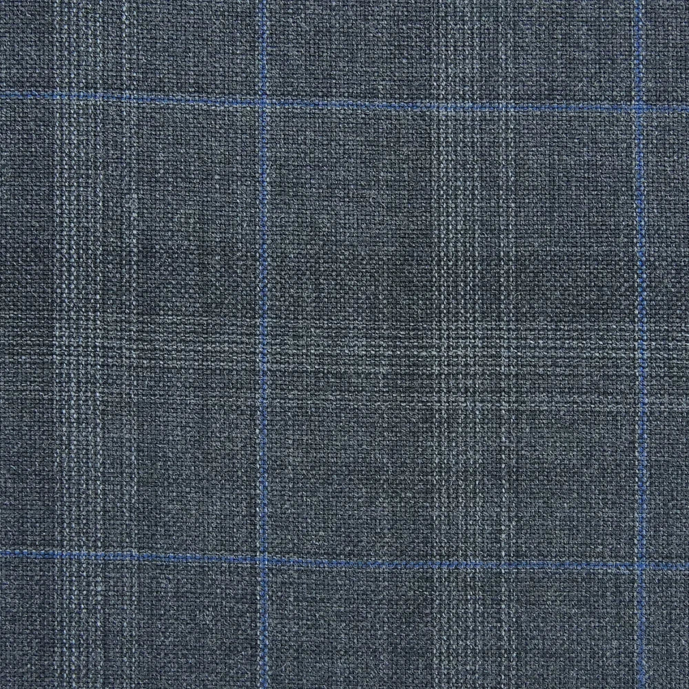 Luxury STOCK Worsted Merino Wool Suiting Fabric Blend Woven Wool/Polyester Fabric for Men Suits